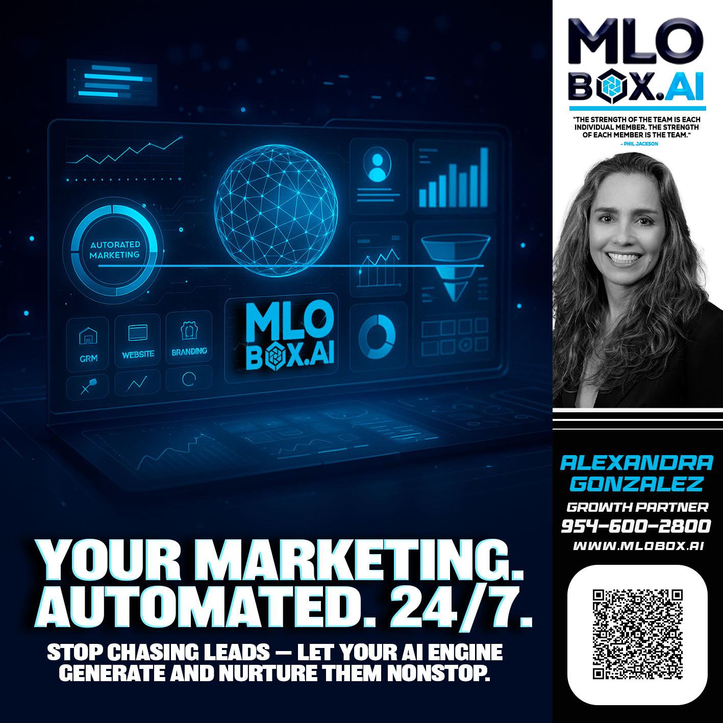 your marketing team - Alexandra Gonzalez -Loan Officer