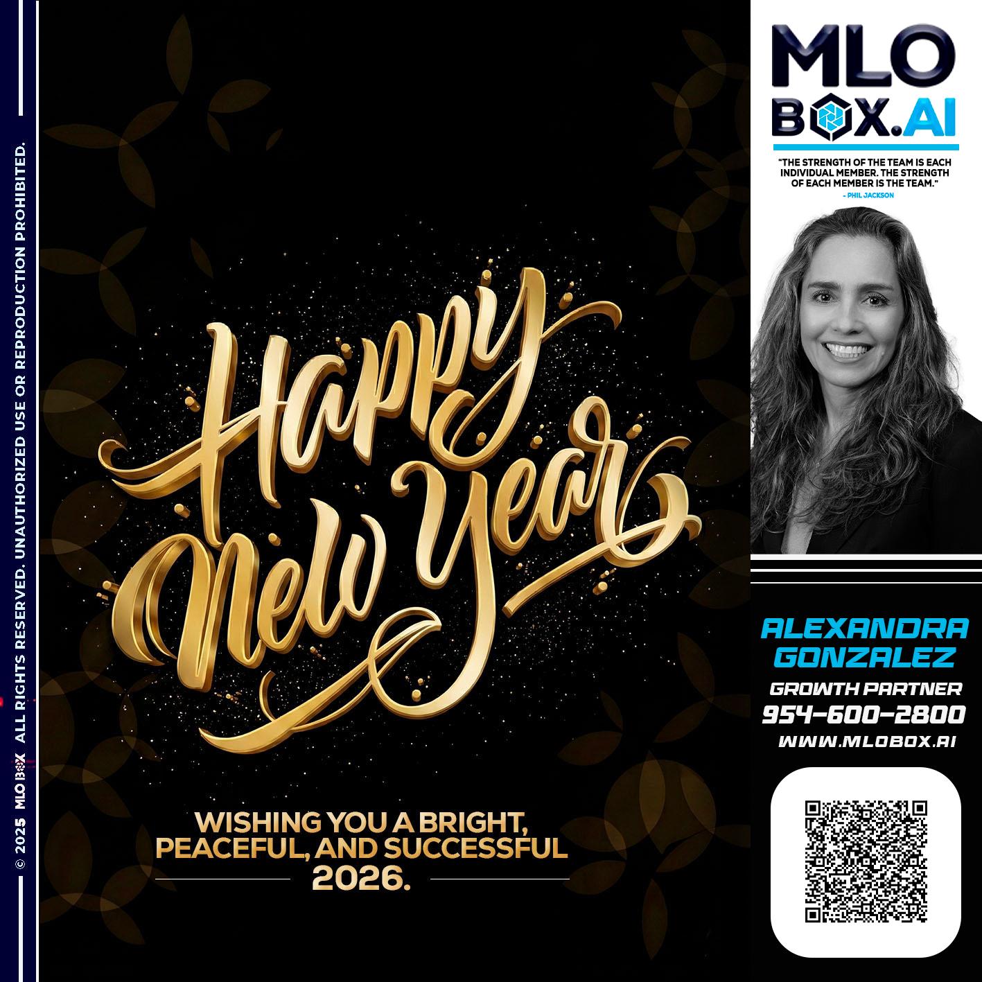 HAPPY NEW YEAR - Alexandra Gonzalez -Loan Officer