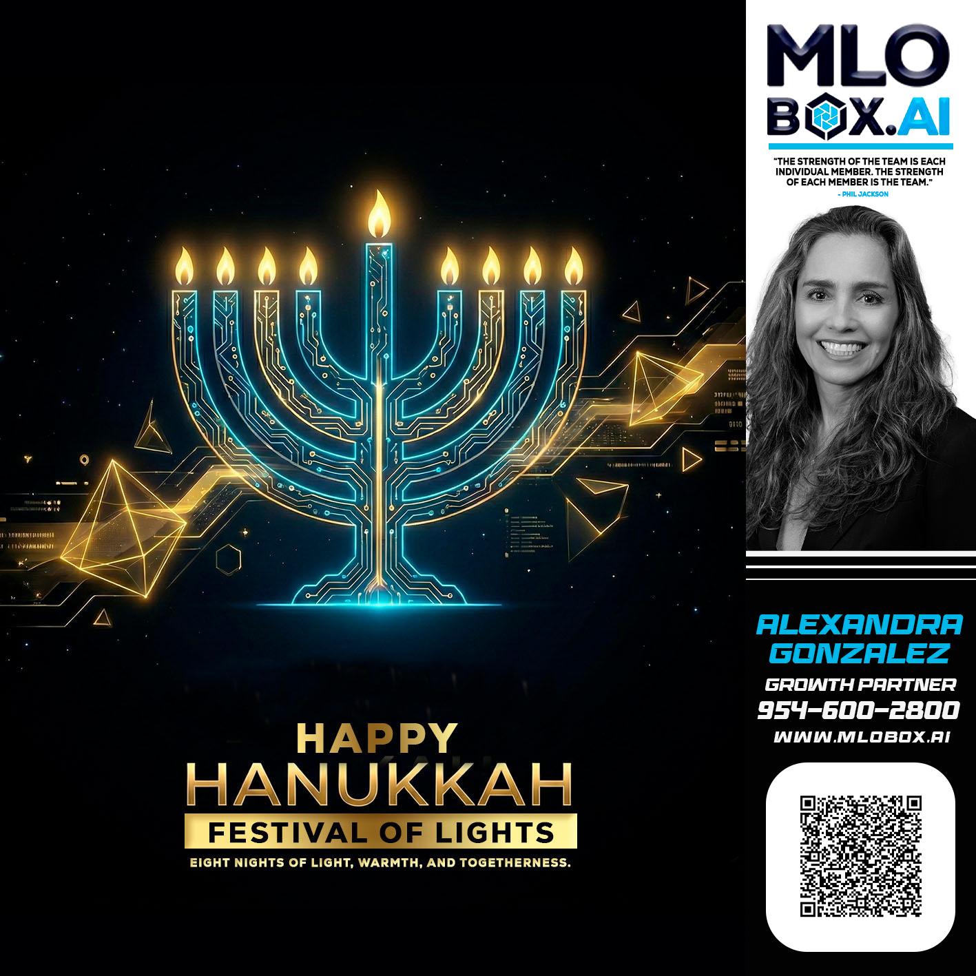 happy Hanukkah - Alexandra Gonzalez -Loan Officer