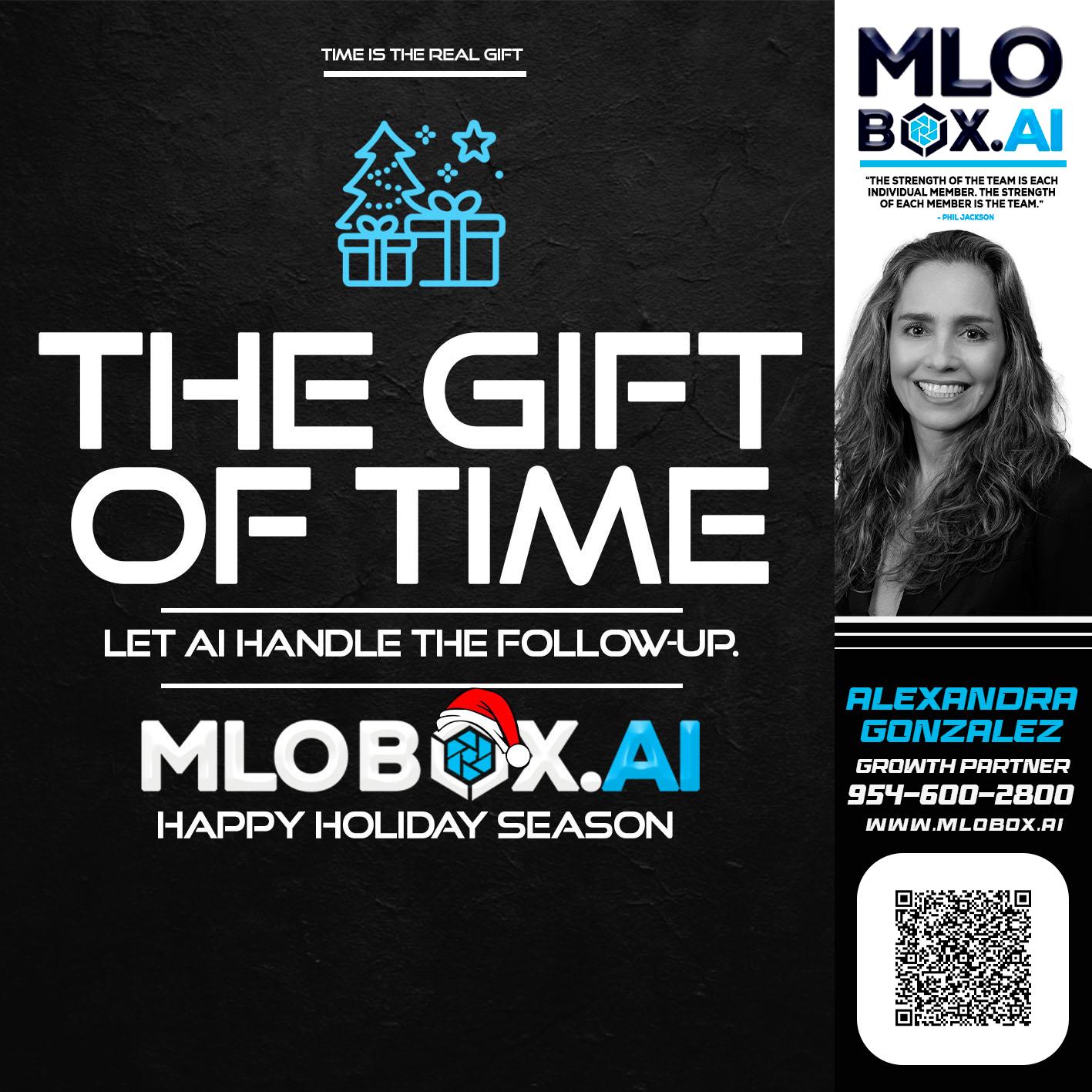 THE GIFT OF TIME - Alexandra Gonzalez -Loan Officer