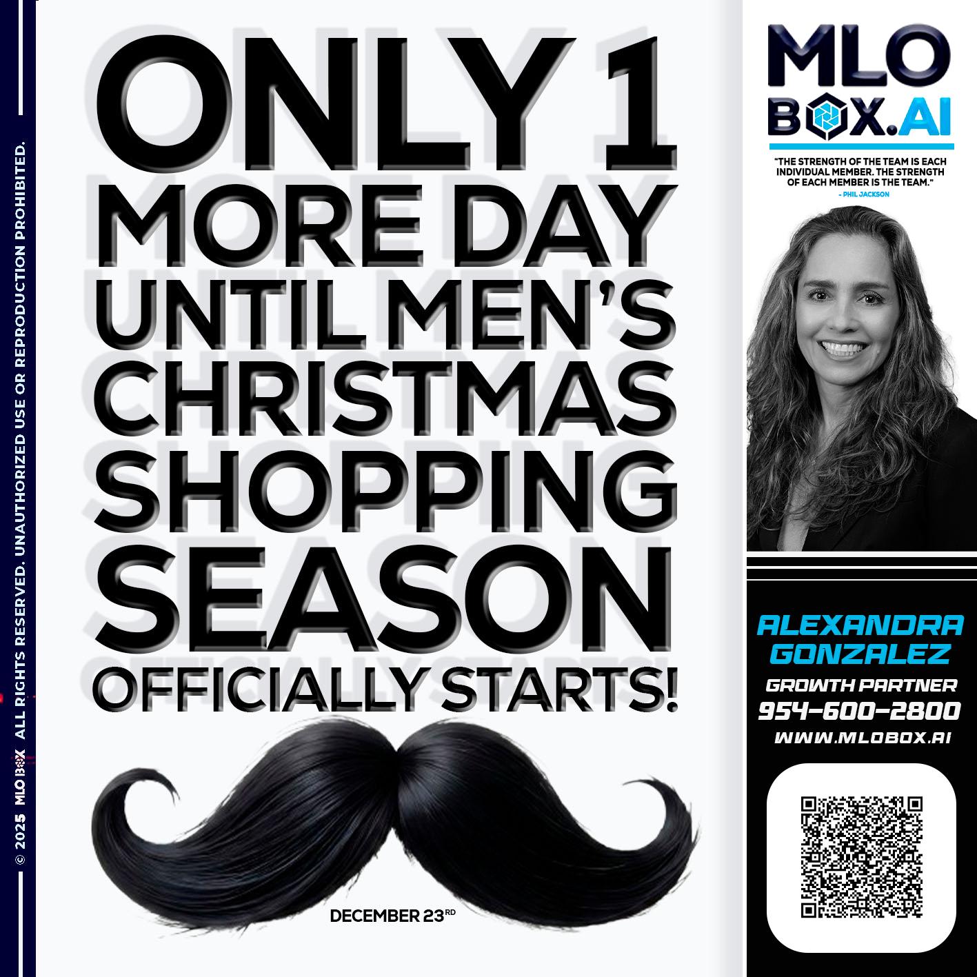 only one more day - Alexandra Gonzalez -Loan Officer