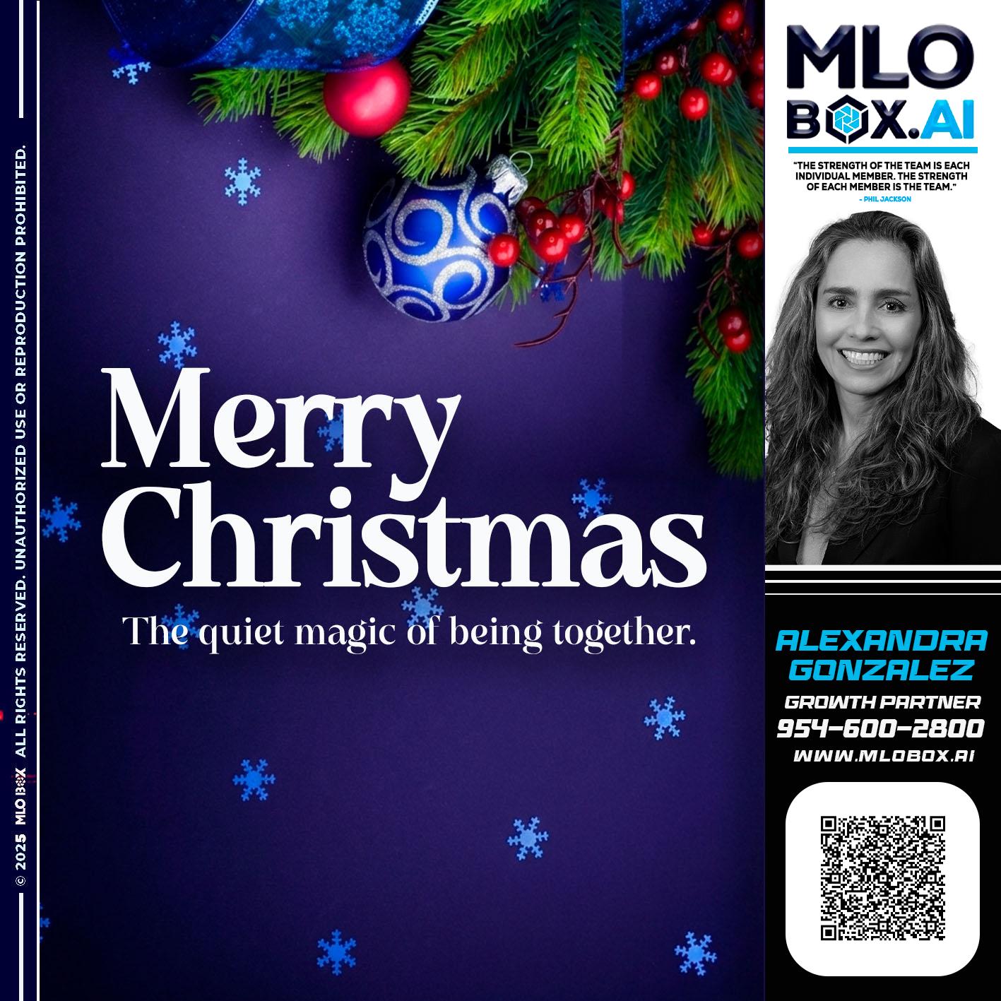 merry christmas - Alexandra Gonzalez -Loan Officer