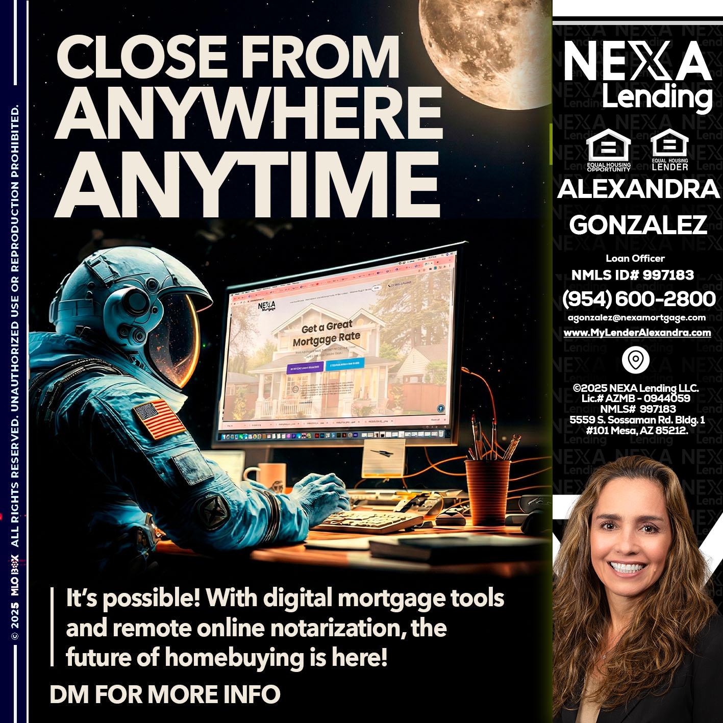 close from - Alexandra Gonzalez -Loan Officer