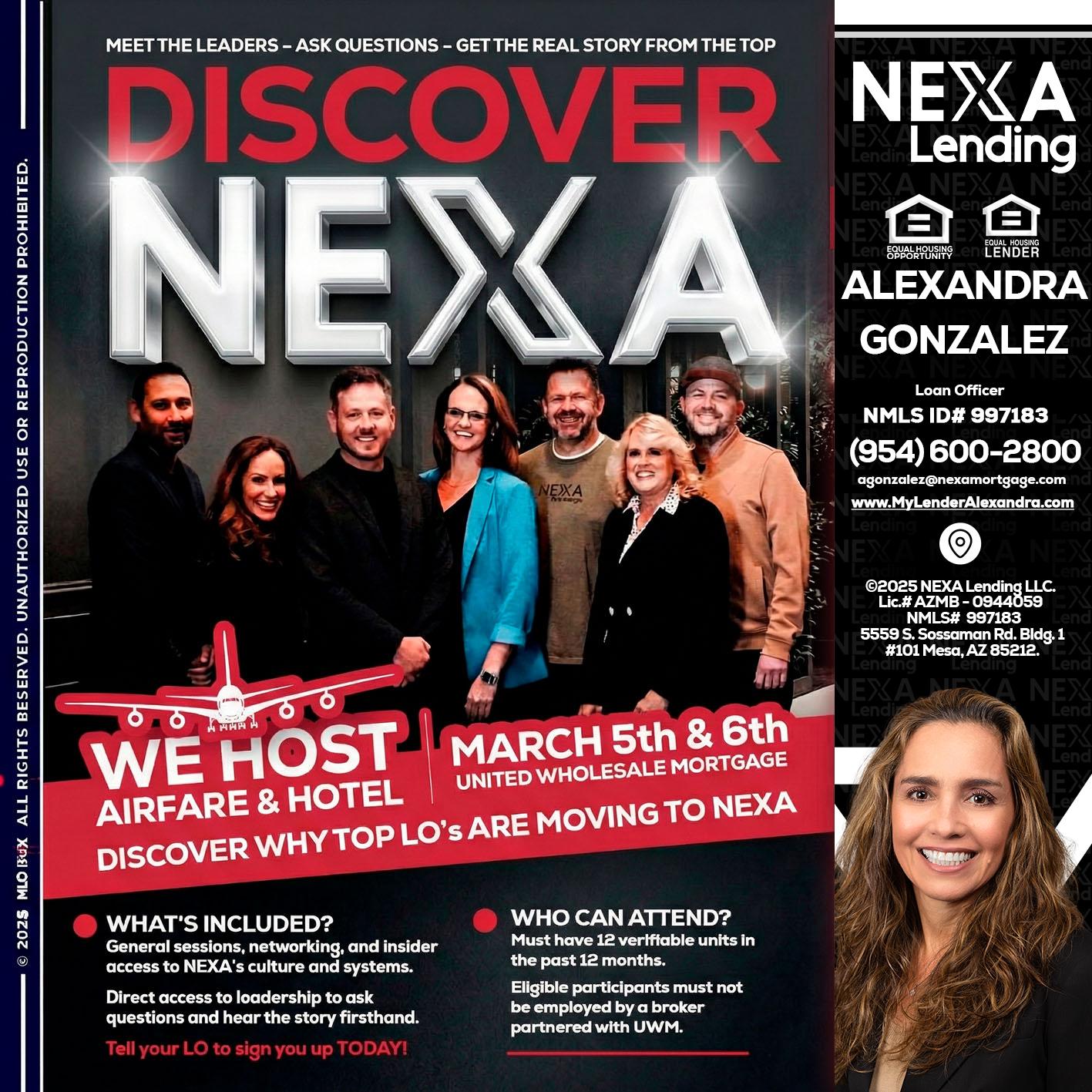 DISCOVER NEXA - Alexandra Gonzalez -Loan Officer