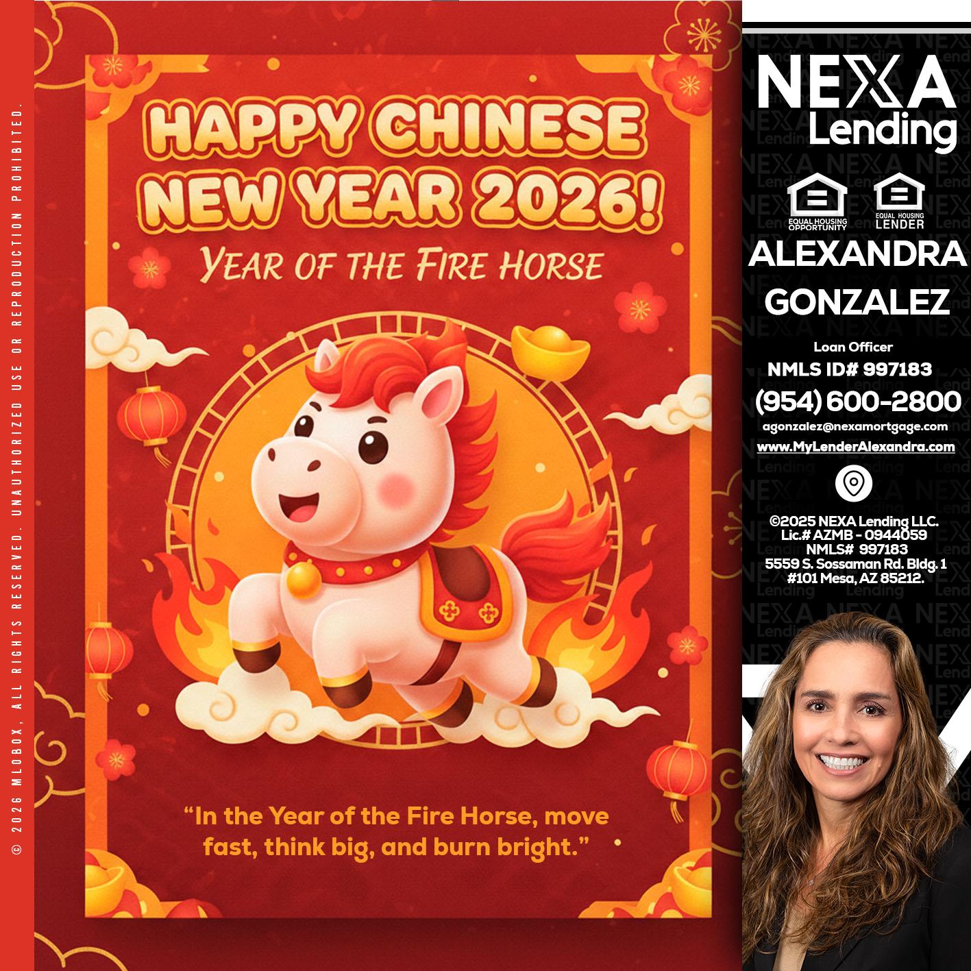 happy Chinese new year - Alexandra Gonzalez -Loan Officer