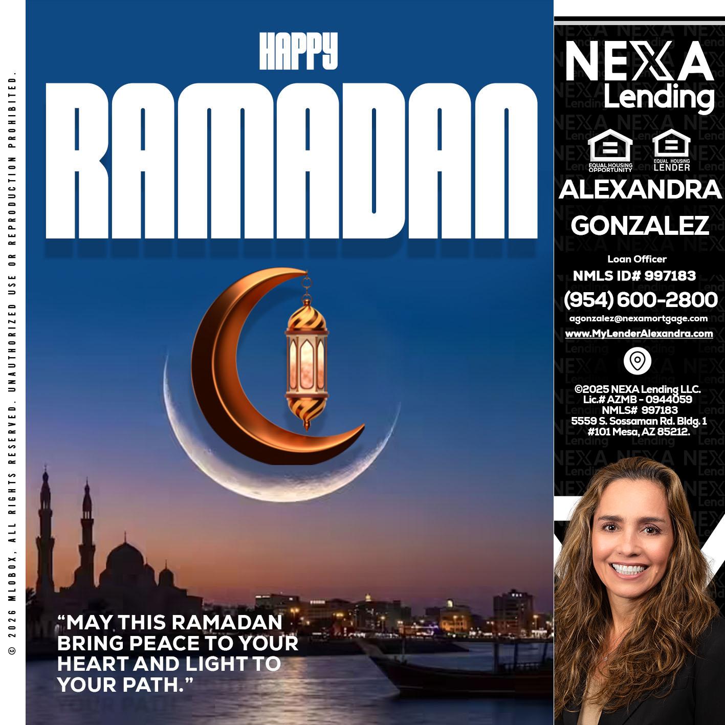 RAMADAN - Alexandra Gonzalez -Loan Officer