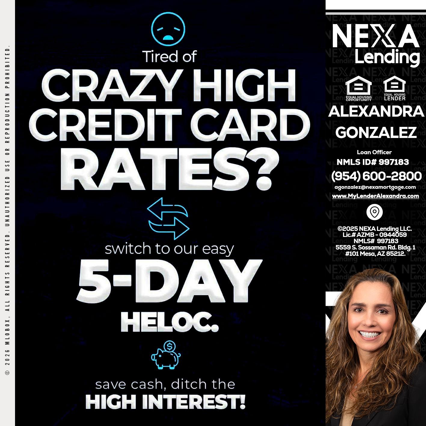 CRAZY HIGH - Alexandra Gonzalez -Loan Officer