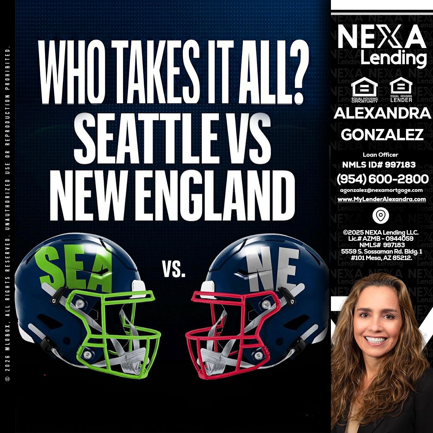 WHO TAKE IT ALL? - Alexandra Gonzalez -Loan Officer