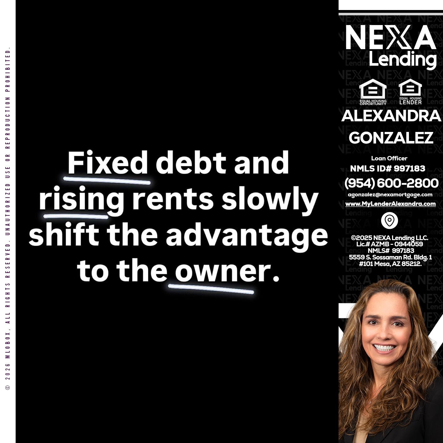 FIXED DEBT - Alexandra Gonzalez -Loan Officer