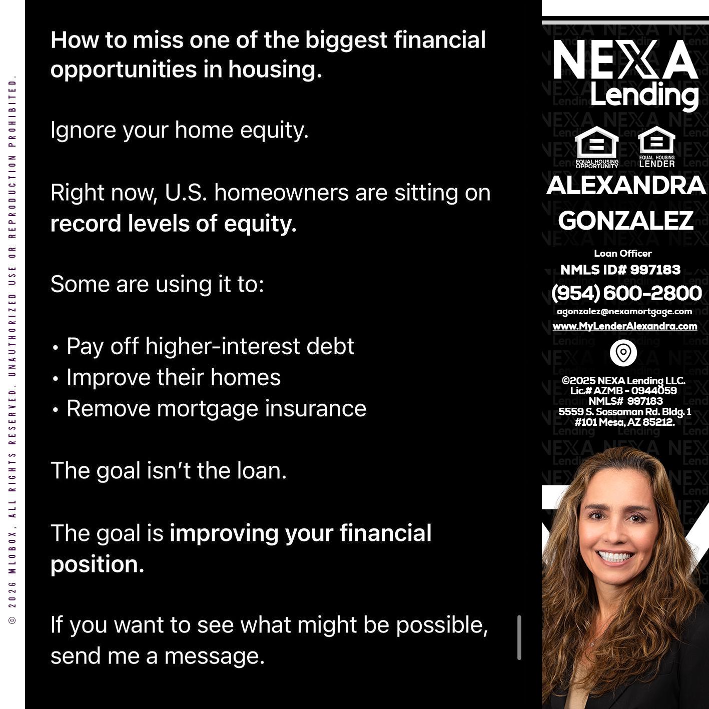 how to miss - Alexandra Gonzalez -Loan Officer