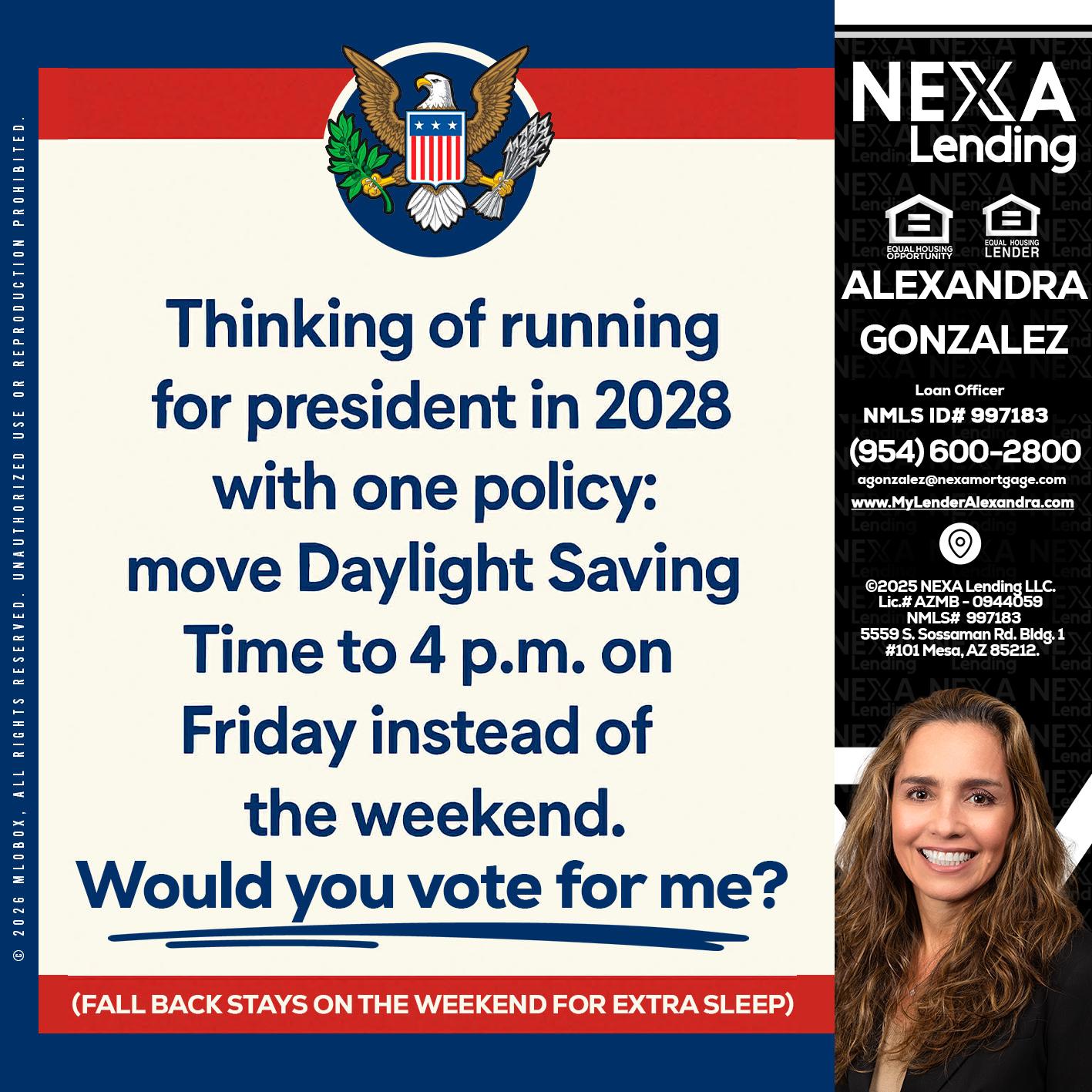 THINKING OF RUNING - Alexandra Gonzalez -Loan Officer