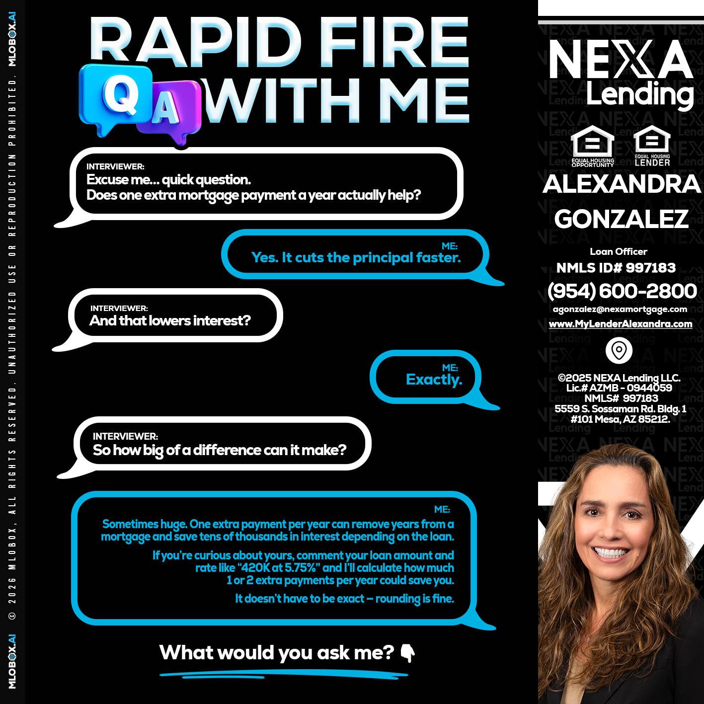 RAPID Q&A - Alexandra Gonzalez -Loan Officer