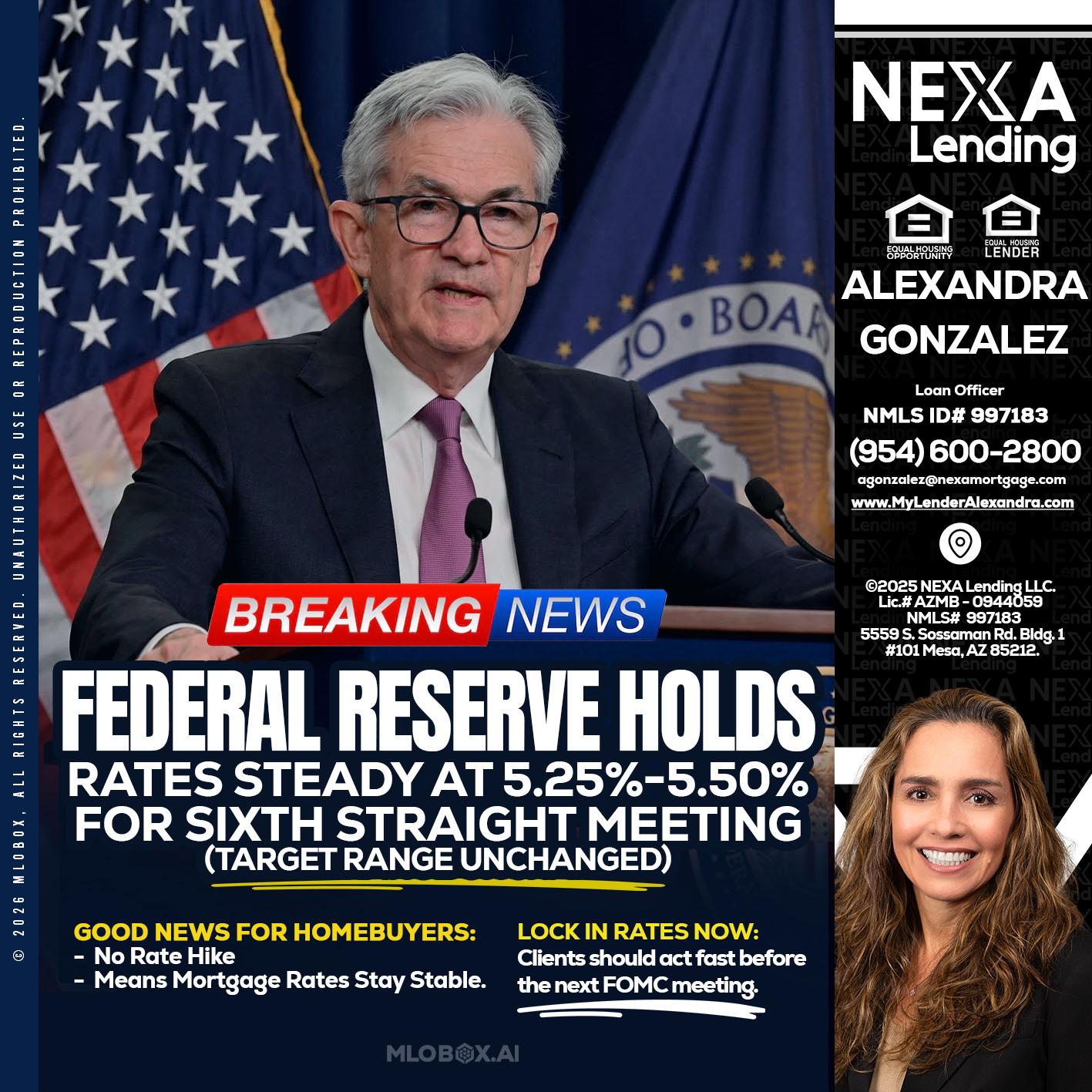 federal reserve - Alexandra Gonzalez -Loan Officer