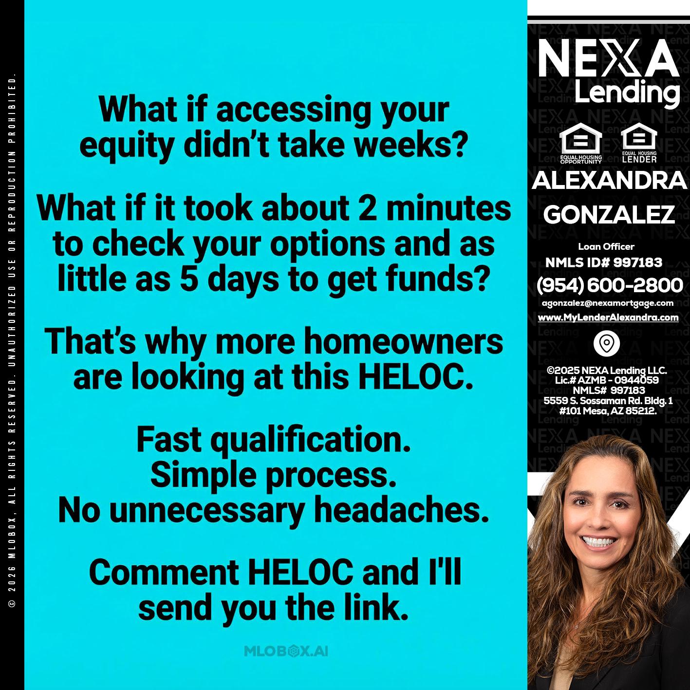 what if - Alexandra Gonzalez -Loan Officer