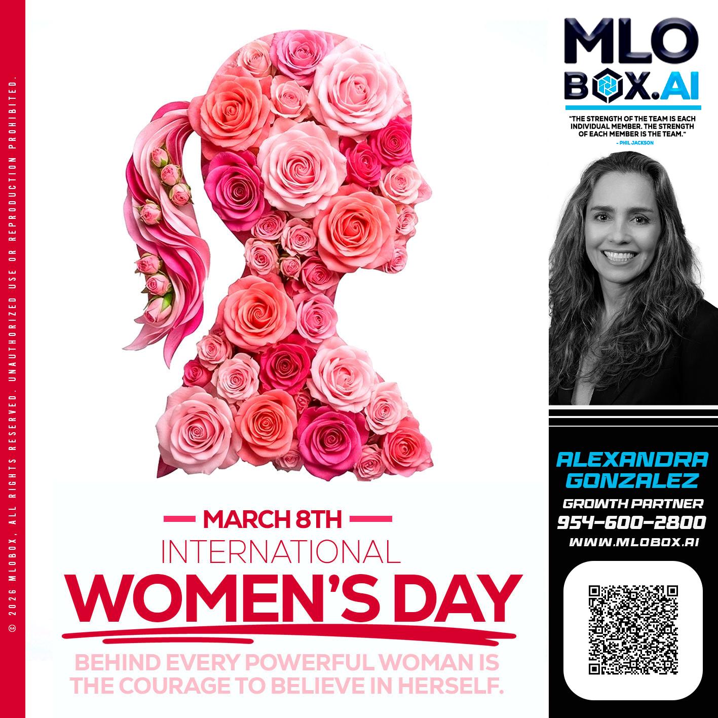 MARCH 8TH - Alexandra Gonzalez -Loan Officer