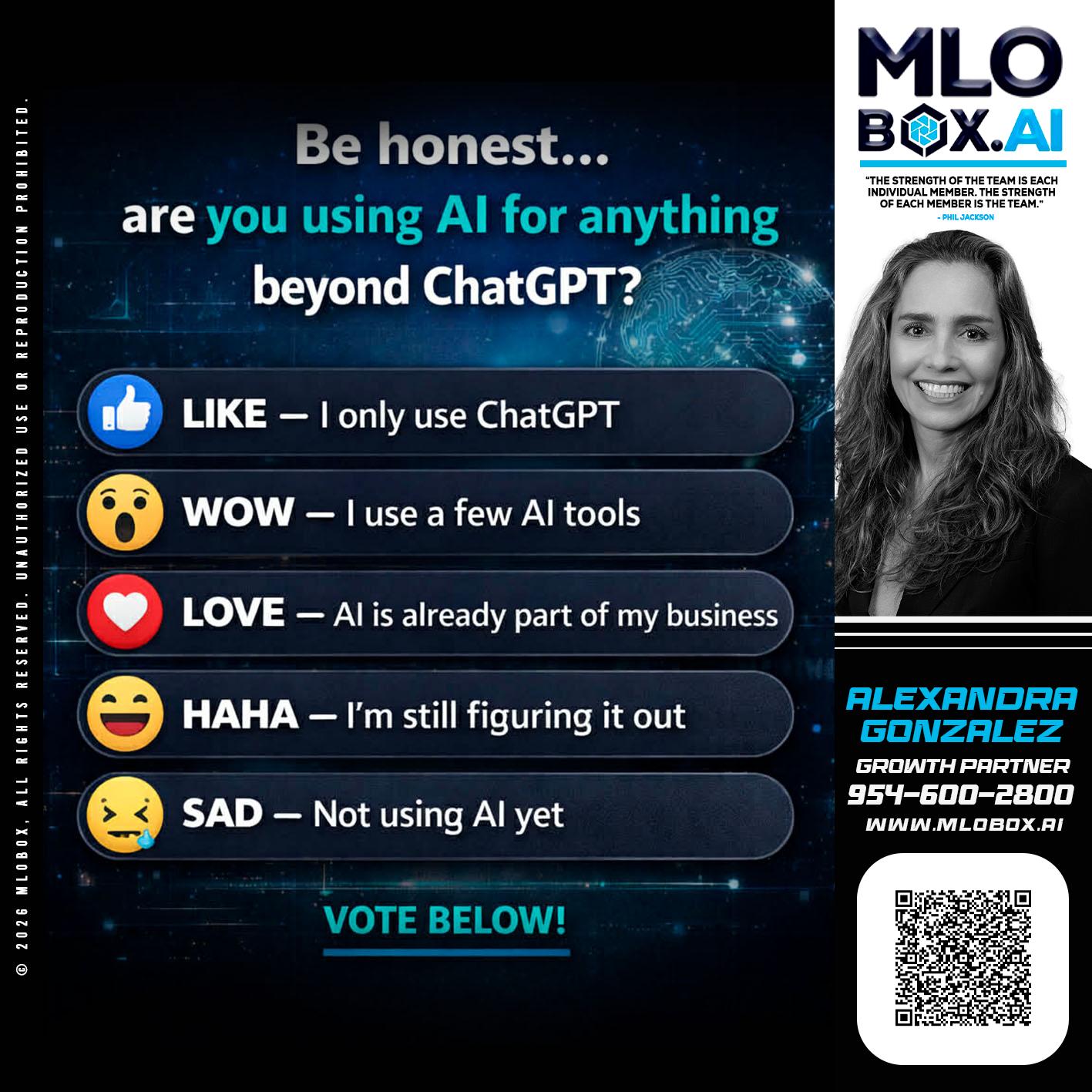 BE HONEST - Alexandra Gonzalez -Loan Officer
