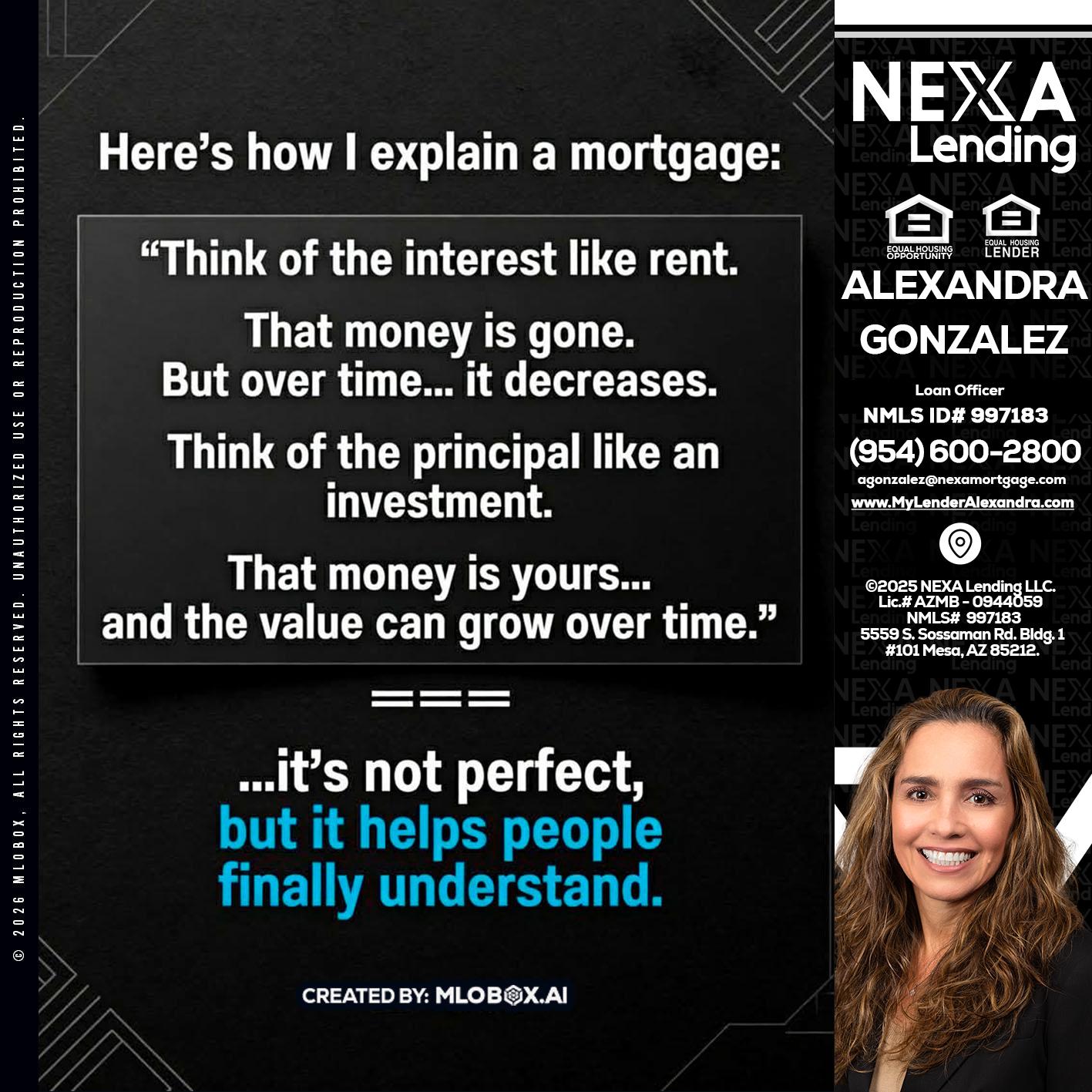 HERES NOW - Alexandra Gonzalez -Loan Officer