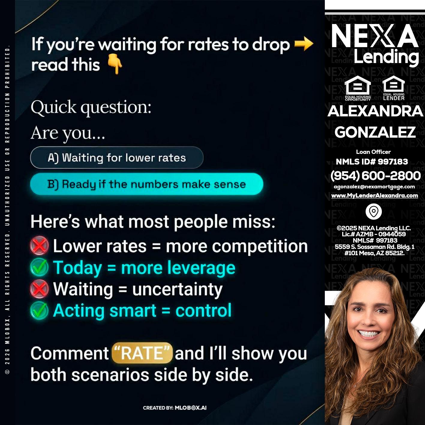 IF YOU ARE - Alexandra Gonzalez -Loan Officer