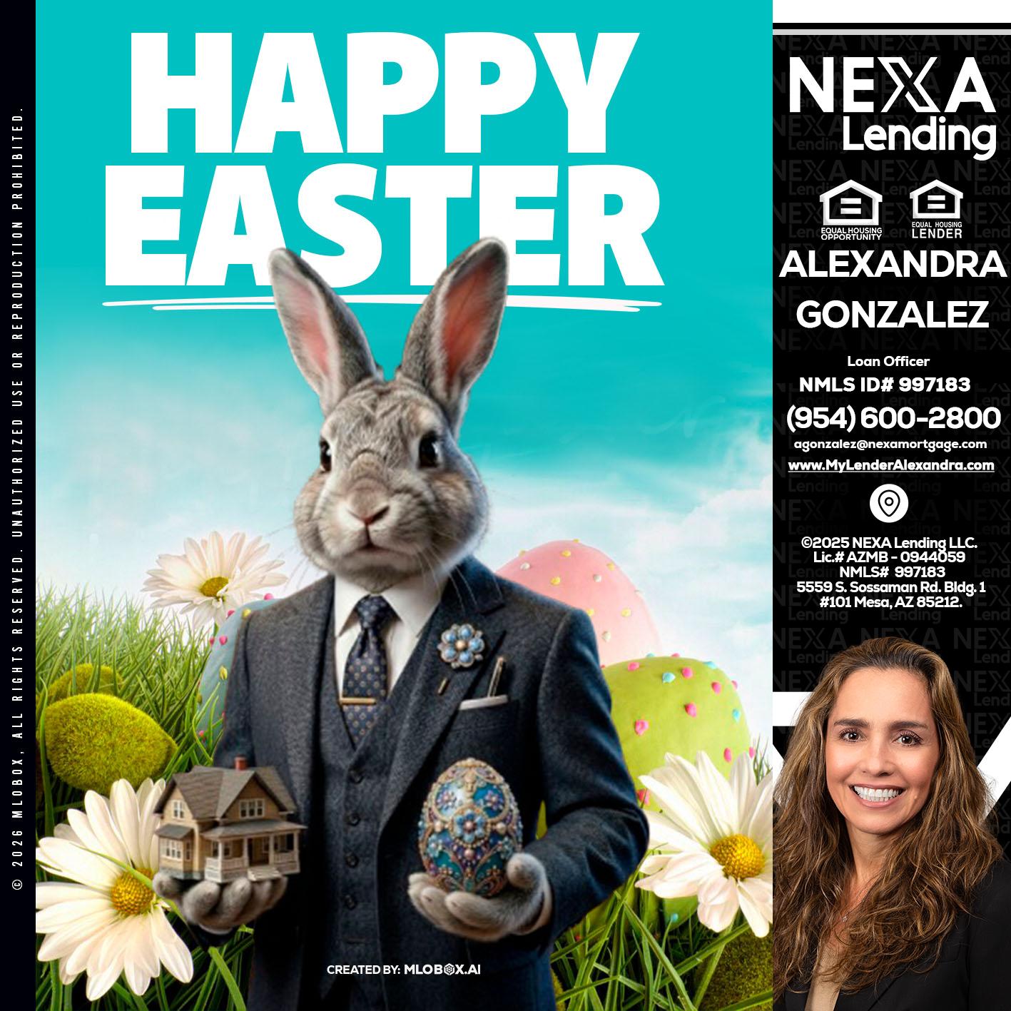 HAPPY EASTER - Alexandra Gonzalez -Loan Officer